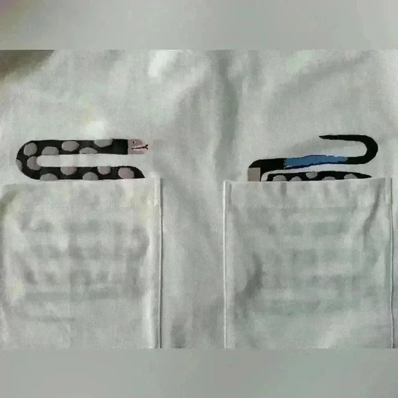 Customellow X HyangMok Baik Short Sleeve Snake Shirt Small New Without Tags! - Picture 4 of 12